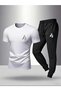 Modern Oversized a Printed Sports Special Design Tracksuit Set