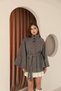 Imported Felt Fabric Poncho - 4