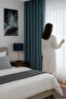 Blackout Lightproof Dimming Thick Background Curtain Living Room Bedroom Children's Room - 2
