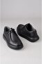 Select 453 Genuine Leather Casual Men's Shoes Black - 2
