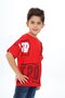 Boy's Printed Crew Neck Short Sleeve T-Shirt - 3