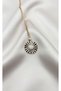 Steel Flower Design Necklace Women Gold Color Elegant Minimal