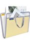 Top-Load Expanding Bag with Handle, A4, 6 Pockets, 5 Index Tabs, Zipper, Assorted Colors - 2