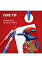 Permanent Markers | Fine Point | Fun Colours | 4 Count - 5