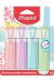 Pastel Highlighter Pens - Assorted Colours (Pack Of 4)