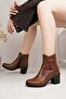 Genuine Leather Women's Daily Heeled Classic Boots DC2511