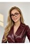 Women's Mickey Blue Light Protection Blueblock Screen Glasses Burgundy - 4