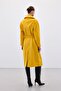 Tie-Waist Long Coat - Yellow - 8