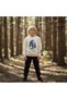 Boy's Tracksuit Set |   Printed Sweatshirt and Black Jogger Bottom |   Cotton Winter Set - 4