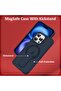 iPhone 16 Pro Case-Foldable Kickstand,Magnetic Magsafe,TPU+PC (Blue) - 3