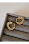 Special Series Xp Baguette Stone French Model Gold Design Earrings - 2