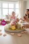 Pink Pasa Ornament 22-Piece Cake Balls, Butterfly, Flower and Feather Happybirthday Decoration Set Hp608 - 4