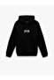 Long Sleeve Hooded Fleece-Lined Licensed Van Gogh Printed Sweatshirt - 3