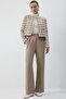 Ribbed Pants with Elastic Waist - 2