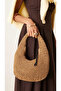 Handmade Wicker Shoulder Bag (35X30Cm) Wicker Color