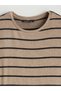 Vizyon New Season Crew Neck Striped Women's T-Shirt - 6