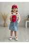 Girl's Denim Gilet Hat with Gift