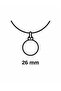 Stone Detailed Steel Snowflake Women's Necklace with Special Box - 3