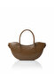Montrea Oil Green Oval Cut Women's Shoulder and Hand Bag