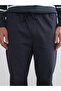 Navy Blue Standard Fit Men's Chino Trousers - 3