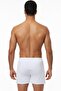 5 Pieces White 100% Cotton Comfortable Cut Men's Long Underwear Boxer - 6