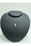 Moonstone, Tiger's Eye and Amethyst Combination Steel Necklace (8 mm Natural Stone) - 3