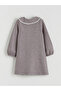 Two Mt Shop Quality Lcw Kids Green Interlock Patterned Girls' Dress - 3