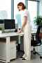 Piped Detail Straight Cut Women's Trousers Functional Durable Quality Comfortable Modern - 3