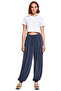 Women's Carrot Shalwar Knitted Trousers Anthracite Modal Blend Functional Durable Quality Stylish - 4