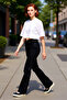 Women's High Waist Flare Jean Pants Functional for Daily Use Durable Quality Stylish