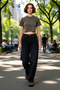 Women's Loose Fit Low Waist Denim Pants Functional Durable Quality Comfortable Aesthetic Stylish - 3