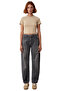 Anthracite Low Waist Wide Leg Denim Pants Women's Functional Durable Quality Comfortable - 4