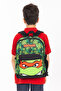 Licensed Ninja Turtles Raphael Patterned Elementary School Backpack - 2