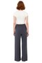 Women's Wide Leg Trousers with Tie Detail Slit Pants Functional Durable Quality Aesthetic - 6