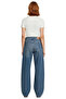 Women's Wide Leg High Waist Denim Pants Functional Durable Quality Comfortable Aesthetic - 5