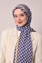 Purple Triangle Pattern Club Shawl - 2