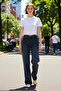 Women's High Waist Wide Leg Denim Pants Functional Durable Quality Comfortable Aesthetic - 2