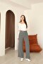 Dark Gray Women's Comfortable Fit Knitwear Pants Size 36/38 .25701 - 7