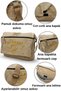 8128 Casual Canvas Shoulder Messenger Camel Yellow 15.6” Laptop School Travel Daily Vintage Cotton Bag - 4