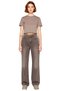 Women's Anthracite Vintage Wash Wide Leg Jean Pants Functional Durable Quality Sports - 4