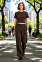 Women's Striped Wide Leg Pants Functional Durable Quality Comfortable Aesthetic Premium Stylish - 3
