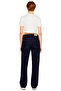 Women's Dark Straight Cut Denim Trousers Functional Durable Quality Comfortable Aesthetic Stylish - 5