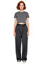 Women's Wide Leg Belted Woven Trousers Functional Durable Quality Comfortable Aesthetic Stylish - 4