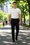 For Woman Light S Slim Fit Fabric Woven Pants Waist Tie Detail Functional Durable Stylish - 2