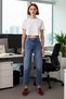 Women's High Waist Relaxed Fit Jeans Functional Durable Quality Comfortable Aesthetic Stylish - 3