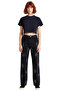 Stoned Wide Leg Denim Women's Trousers Functional Durable Quality Comfortable Aesthetic Sports - 4