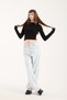 Women's Crew Neck Fingerless Bodysuit - 7