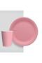Pink 16 Plates and 16 Pink Cups - 3