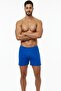 1 Piece Cobalt Blue 100% Cotton Relaxed Fit Men's Long Underwear Boxer - 3