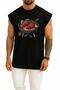 Oversized Grilled Steak Barbecue Breast Printed Athletes